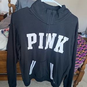 PINK half zip pullover